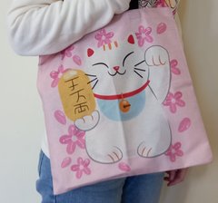 Шоппер сумка японская манеки неко