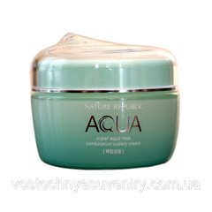 Увлажняющий крем для комбинированной кожи Super Aqua Max Combination Watery Cream Nature Republic