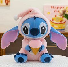 Мягкая игрушка Стич в розовой пижаме с мороженым