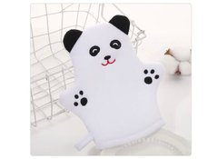 Детская мягкая мочалка-перчатка панда