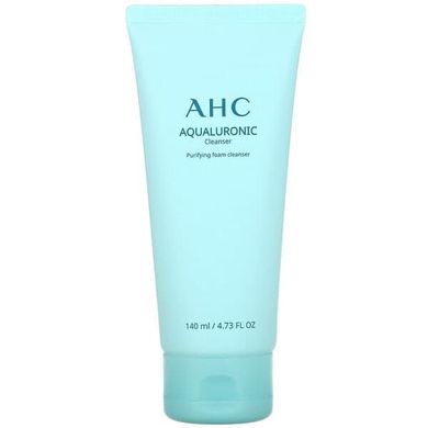 Корейська пінка для очищення шкіри обличчя, AHC, Aqualuronic, 140 мл