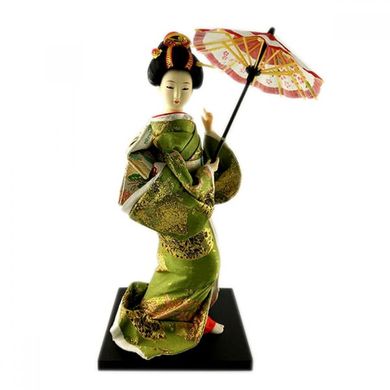 Японская кукла «Гейша с зонтом»